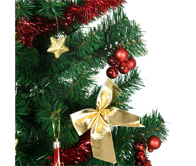 Árvore de Natal Plástico e Aço HOMCOM Verde