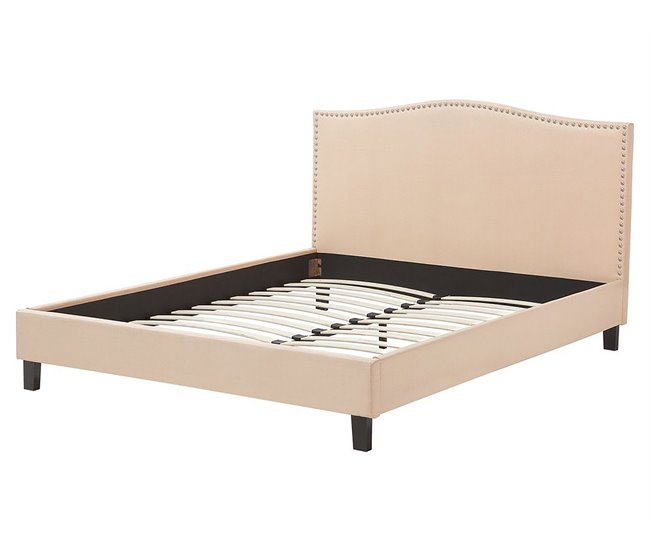 Beliani Cama Poliéster MONTPELLIER 169x213 Bege