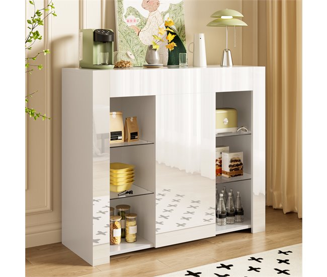 Aparador com 1 porta 95 Branco