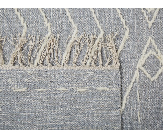 Beliani Pelos curtos KHENIFRA 160x230 Branco/ Bege