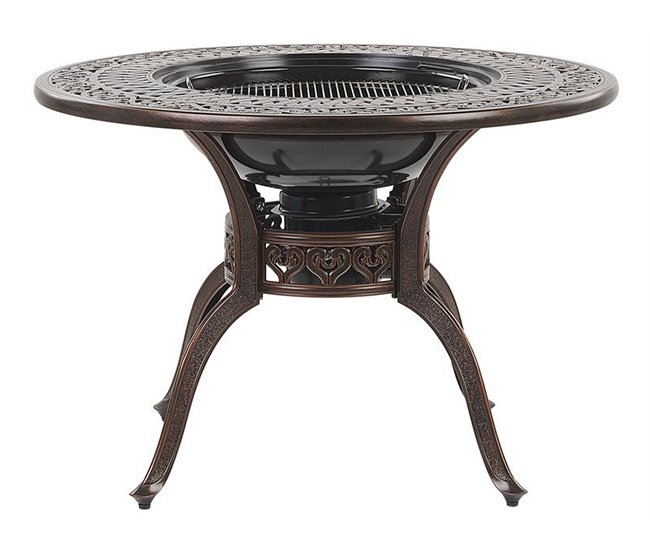Beliani Mesa de jardim MANFRIA Castanho