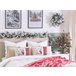 Beliani Cojín decorativo SVEN 30x50 Branco/ Preto