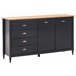 Beliani Aparador SHILLINGTON 150 Preto