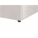 Beliani Cama com armazenamento Veludo LAVAUR 183x210 Branco/ Bege
