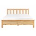 Beliani Cama com estrado Pinho MAYENNE Castanho