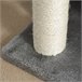 Arranhador para Gatos Aglomerado de Madeira, Pelúcia e Sisal Cinza