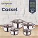 Bateria de cozinha 12 peças com jogo de patch Multicor