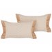 Beliani Almofada decorativa BOATH Bege