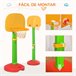 Cesta de Basquetebol Infantil HDPE, PP HOMCOM Cesta de Basquetebol Infantil HDPE, PP HOMCOM Multicor