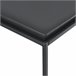 Mesa de centro de metal Nyker Preto