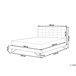 Beliani Cama Terciopelo LANNION 183x223 Bege