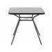 Beliani Mesa de jardim LIVO 80x80 Preto