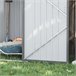 Abrigo de Armazenamento Aço Galvanizado Outsunny Cinza