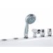 Beliani Banheira de interior MONTEGO 83x172 Branco