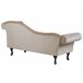 Beliani Chaise longue derecho Terciopelo LATTES Azul/ Verde