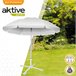 Suporte de guarda-sol rebatível 25/32 mm Aktive Garden Branco
