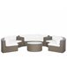 Beliani Conjunto lounge SEVERO Areia
