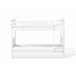 Beliani Beliche Pinho ALBON 104x206 Branco