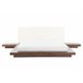 Beliani Cama de água MDF ZEN 308x229 Castanho Claro