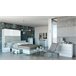 Cama 140x200cm com gavetas CAPRI Branco