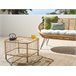 Beliani Conjunto lounge Rattan/vime MARATEA/CESENATICO Natural