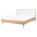 Beliani Cama com LED MDF SERRIS 148x215 Castanho