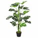 Árvore Monstera Artificial PE, PP, Cimento Outsunny Verde