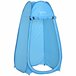 Barraca de banho Tecido de Poliéster 190T Outsunny Azul