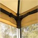 Pérgola de Exterior Aço e Poliéster Outsunny 300x300 Bege