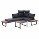 Set de jardim CORNER cor antracite Antracite