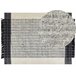 Beliani Entrelaçado KETENLI 160x230 Branco/ Bege