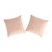 2 Frondas para almofada 100% algodão percal PURE 80x80 Rosa Talco