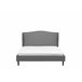 Beliani Cama com estrado Poliéster COLMAR 150x215 Cinza