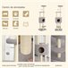 Arranhador para Gatos Aglomerado e Sisal PawHut Cinza