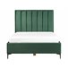 Beliani Cama baú Veludo SEZANNE 150x215 Cinza