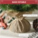 Árvore de Natal PVC, 100%linen, cement HOMCOM, casa - natal Verde