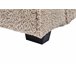 Beliani Cama com estrado Bouclé MIRANDE 189x231 Cinza