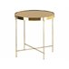 Beliani Mesa auxiliar LUCEA 40x40 Beliani Mesa auxiliar LUCEA 40x40 Dourado