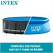 Cobertura solar INTEX piscinas Easy Set/Metal Frame Azul