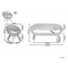 Beliani Conjunto lounge Rattan/vime MARATEA Natural