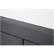 Beliani Cama continental Poliéster ADMIRAL 190x210 Cinza Claro