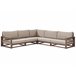 Beliani Conjunto lounge TIMOR Cinza Escuro
