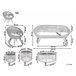 Beliani Conjunto lounge Rattan/vime MARATEA/CESENATICO Natural