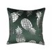 Beliani Almofada decorativa ASTILBE 45x45 Verde Escuro