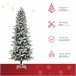 Árvore de Natal PVC, PE, Aço HOMCOM, casa - natal Multicor
