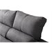 Sofá-cama Chaise Longue Daniel Sofá-cama Chaise Longue Daniel Cinza Escuro