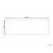 Beliani De corredor SAIKHEDA 70x200 Branco
