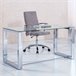 Mesa de escritório Mesa de escritório Transparente