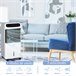 Climatizador Portátil ABS HOMCOM Branco