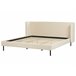 Beliani Cama Terciopelo ARETTE 204x206 Bege
